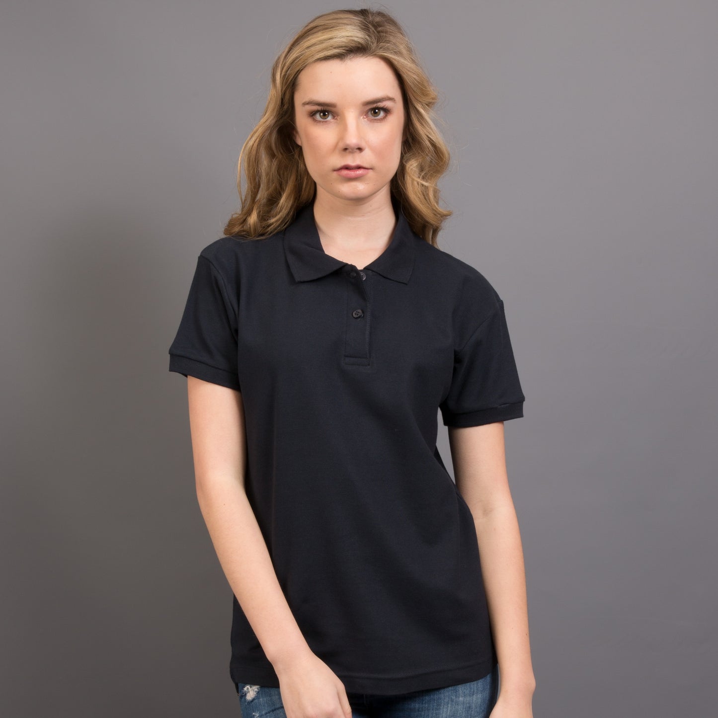 Ladies Knit Polo | Custom Printed
