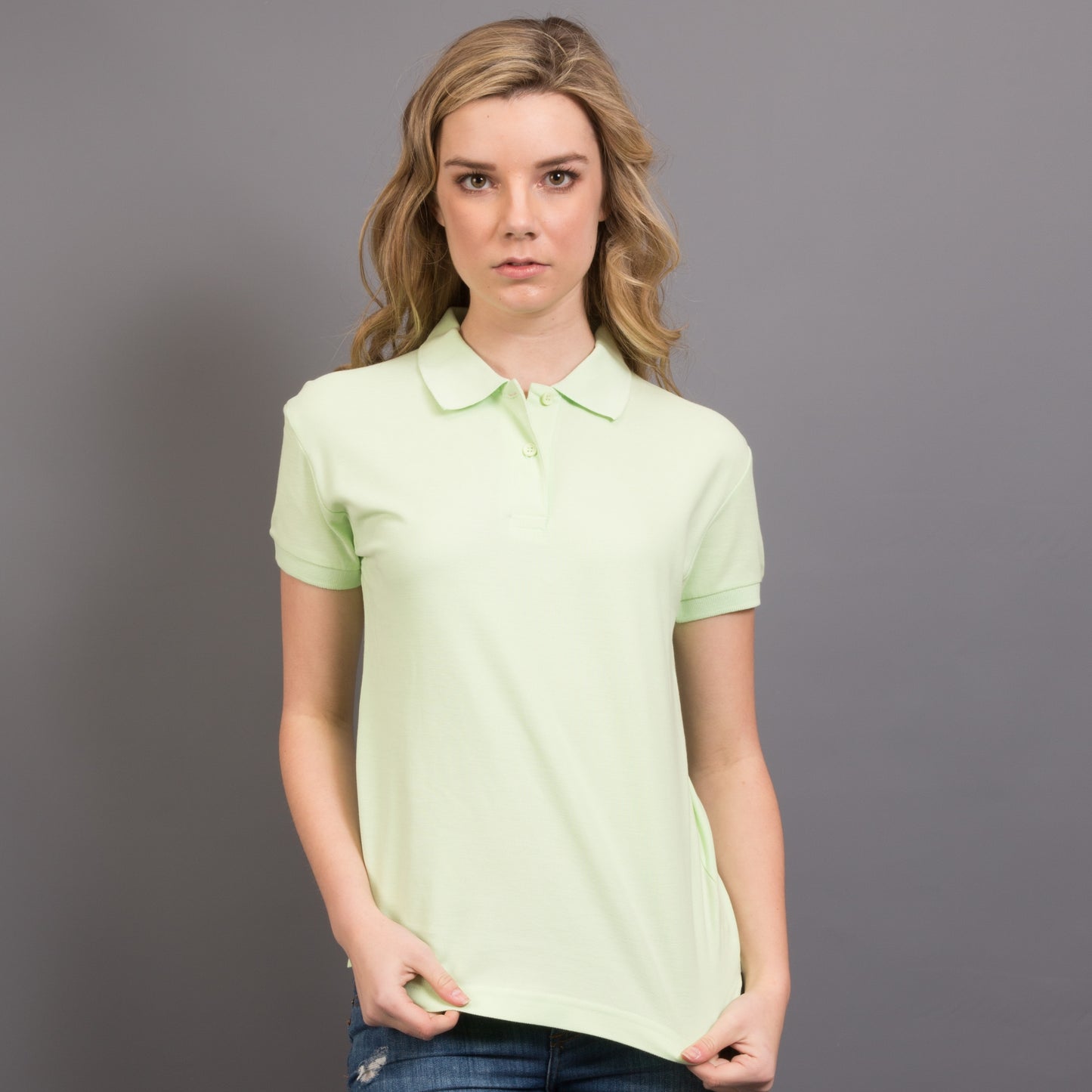 Ladies Knit Polo | Custom Printed