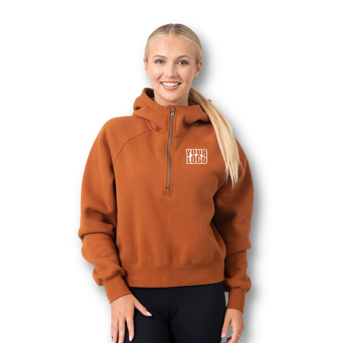 Ladies Cotton Care Half-Zip | Custom Printed