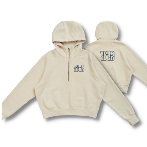 Ladies Cotton Care Half-Zip | Custom Printed