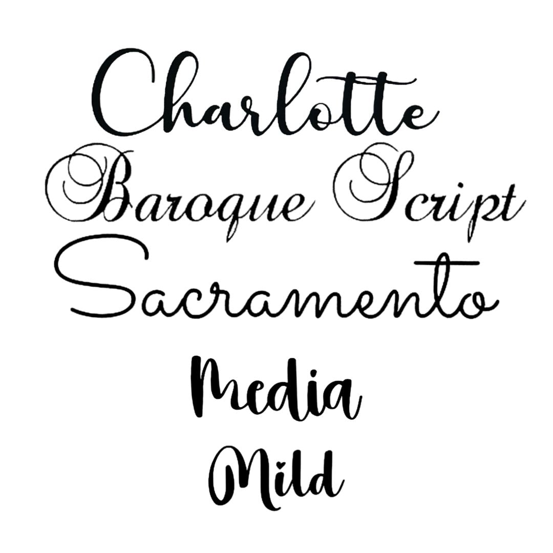 Mini acrylic names| 10 pcs