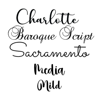 Mini acrylic names| 10 pcs