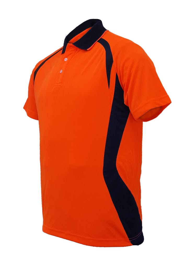 Unisex Adults Hi-Vis Panel Polo | Custom Printed