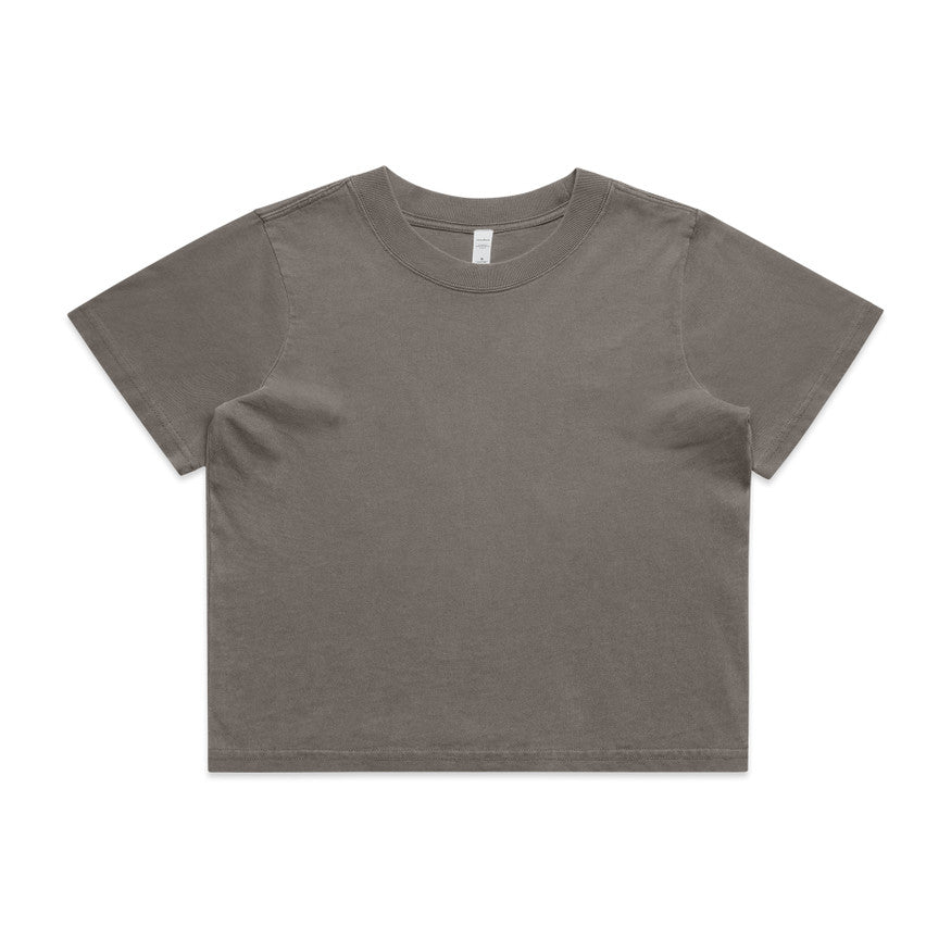 Ladies Heavy Faded Crop Tee 4089 | Custom Printed