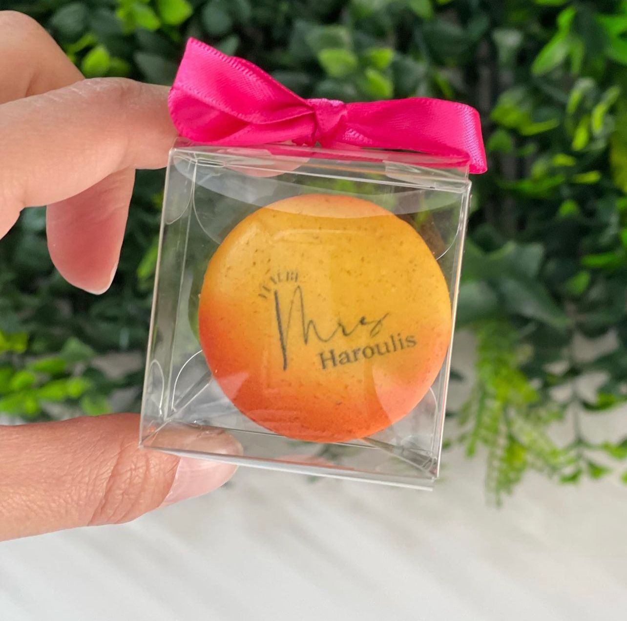 Custom Printed Macarons | Individually Boxed & Ribboned