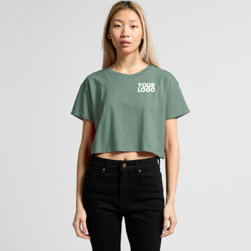 Ladies Crop Tee 4062 | Custom Printed