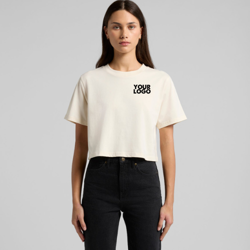 Ladies Classic Crop Tee 4072 | Custom Printed