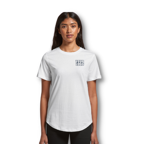 Ladies Drop Tee 4052| Custom Printed