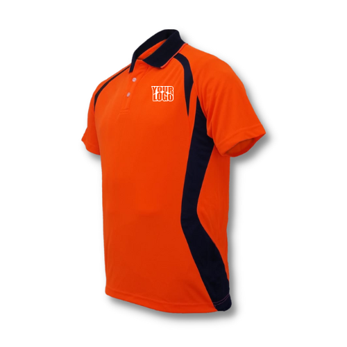 Unisex Adults Hi-Vis Panel Polo | Custom Printed