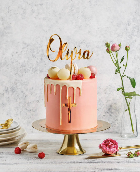 Acrylic Name Topper & Charm | Custom Text