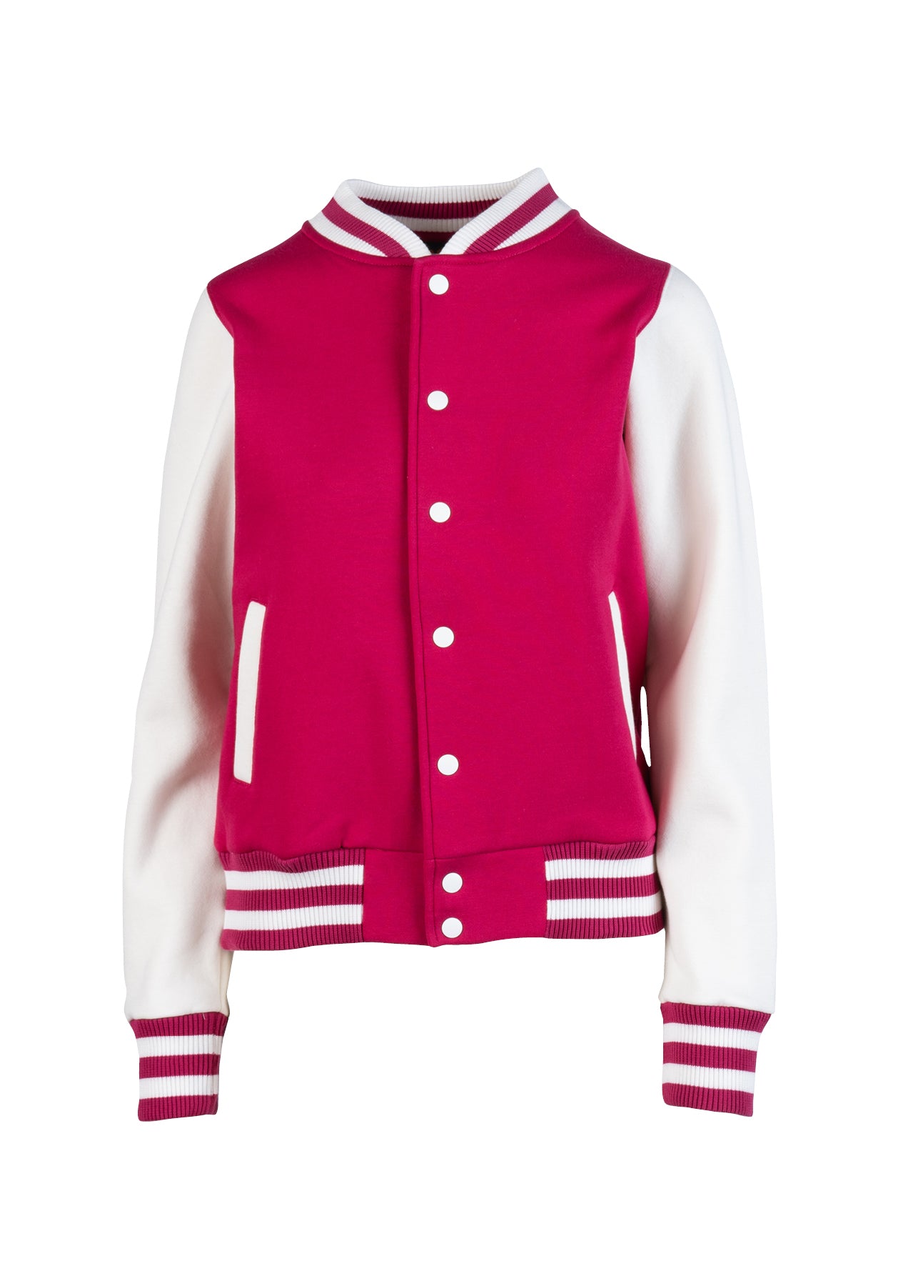 Hot pink varsity on sale jacket