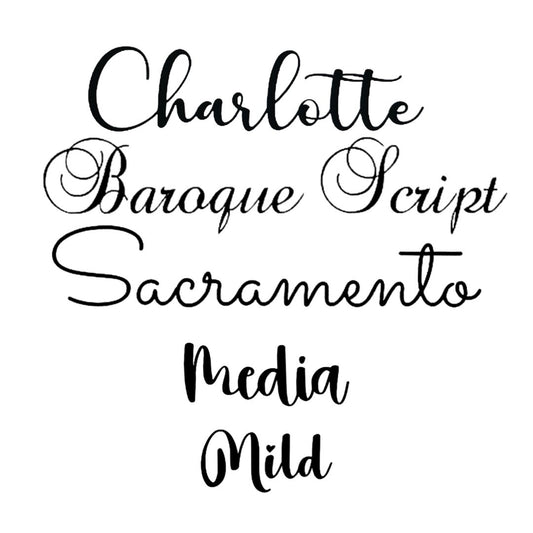 Mini acrylic names| 10 pcs